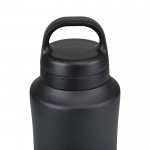 Botella térmica acero inoxidable reciclado resistente al sudor 740ml color negro tercera vista