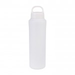 Botella térmica acero inoxidable reciclado resistente al sudor 740ml color blanco