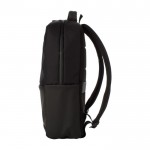 Mochila para portátil hecha de poliéster con correa para trolley 15'' color negro segunda vista