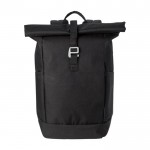 Mochila roll-top para portátil con tirantes acolchados 15'' color negro primera vista