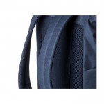 Mochila roll-top para portátil con tirantes acolchados 15'' color azul séptima vista