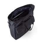 Mochila para portátil con 2 bolsillos con cierre de velcro 15'' color negro tercera vista