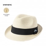 Sombrero ajustable desde el interior con cinta negra para personalizar