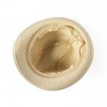Sombrero ajustable desde el interior con cinta negra para personalizar sexta vista