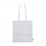 Bolsa de algodón 100% reciclado en varios colores 120 g/m2 color blanco primera vista