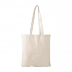 Bolsa de 100% algodón en color natural con asas a juego 280 g/m2 color caqui segunda vista