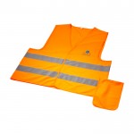 Chaleco de alta visibilidad para uso profesional XL RFX™ color naranja fluorescente vista impresión serigrafía