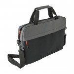 Maletín bicolor para portátil bicolor con doble asas 15'' color gris cuarta vista