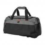 Bolsa de viaje bicolor con compartimiento lateral para zapatos color gris primera vista