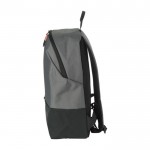 Mochila bicolor para portátil con detalles a color en cremallera 15'' color gris segunda vista
