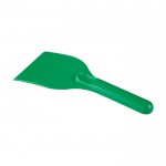 Raspador de hielo grande de plástico reciclado con mango color verde