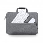 Portadocumentos maletín de rPET color gris sexta vista