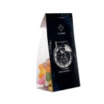 Bolsa de surtido de Jelly Beans con cartón personalizable 100g color transparente