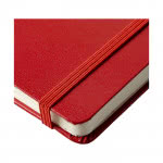 Libreta de calidad para ejecutivos color rojo imagen de detalle