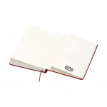 Libreta de calidad para ejecutivos color rojo vista de detalle