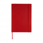 Libreta de calidad para ejecutivos color rojo vista delantera