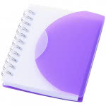 Mini libreta personalizada con cubierta plegable color violeta