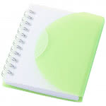 Mini libreta personalizada con cubierta plegable color verde