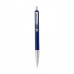 Bolígrafo Parker de diseño bicolor color azul vista delantera