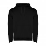 Sudadera de algodón y poliéster 280 g/m2 Roly Direct Urban color negro segunda vista