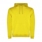 Sudadera de algodón y poliéster 280 g/m2 Roly Direct Urban color amarillo segunda vista