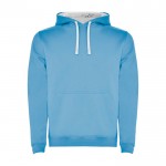 Sudadera de algodón y poliéster 280 g/m2 Roly Direct Urban color azul pastel segunda vista