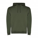 Sudadera de algodón y poliéster 280 g/m2 Roly Direct Urban color verde oscuro segunda vista