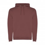 Sudadera de algodón y poliéster 280 g/m2 Roly Direct Urban color rojo desaturado segunda vista