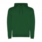 Sudadera de algodón y poliéster 280 g/m2 Roly Direct Urban color verde botella segunda vista