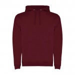 Sudadera de algodón y poliéster 280 g/m2 Roly Direct Urban color granate segunda vista