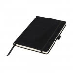 Libreta con portada de ante color negro
