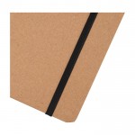 Libreta de tapa dura y papel de piedra A5 hojas a rayas vista detalle 1