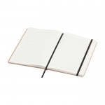 Libreta de tapa dura y papel de piedra A5 hojas a rayas segunda vista