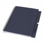 Cuadernos personalizados reciclados color azul oscuro