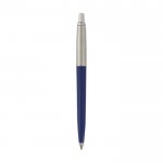 Bolígrafo reciclado elegante con carga de tinta azul Parker Jotter color azul marino segunda vista trasera
