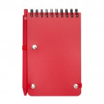 Libreta de tapa oceánica de plástico reciclado A6 hojas a rayas segunda vista trasera