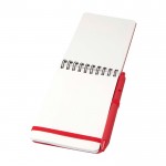 Libreta de tapa oceánica de plástico reciclado A6 hojas a rayas segunda vista