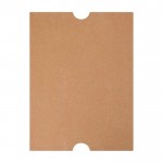 Libreta de tapa dura de plástico reciclado A5 hojas a rayas color negro segunda vista con caja