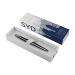Bolígrafo de metal Parker Jotter SE Global Icons tinta azul color azul