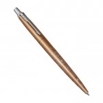Bolígrafo de metal Parker Jotter SE Global Icons tinta azul color bronce tercera vista