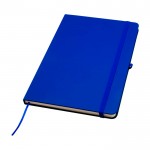Cuaderno con esquinas redondeadas y tapa suave A5 hojas a rayas color azul real