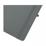 Libreta con orificio para móvil con tapa dura A5 hojas a rayas color gris vista detalle 1