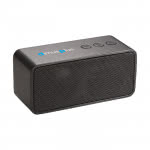 Altavoz compacto máxima compatibilidad color negro con logo