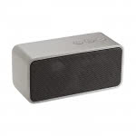 Altavoz compacto máxima compatibilidad color plateado segunda vista