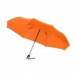Paraguas plegable con cierre automático color naranja