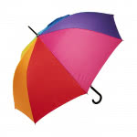 Original paraguas publicitario multicolor color multicolor segunda vista