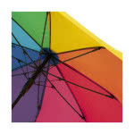 Original paraguas publicitario multicolor color multicolor cuarta vista