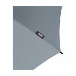 Paraguas pongee automático de material reciclado de 8 paneles Ø85 color gris vista detalle 2