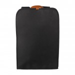 Mochila para portátil impermeable con asa y tira magnética de PU 15'' color negro séptima vista