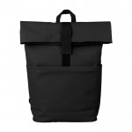 Mochila de PU para portátil con bolsillo frontal y lateral 15'' color negro primera vista